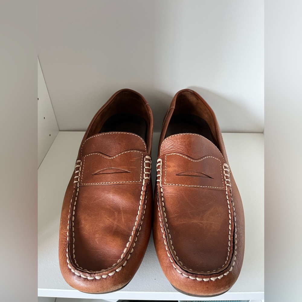 Rockport Men's Chaden Penny Driver Loafer TAN LEATHER Size 8.5 K57436 - Picture 2 of 8